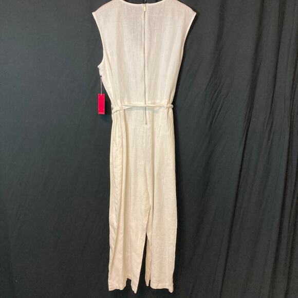 Vince Camuto Cream Sleeveless Jumpsuit - Picture 13 of 13